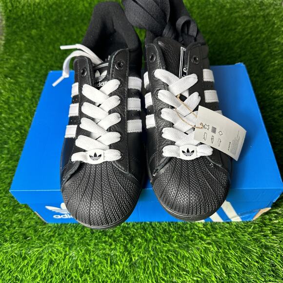 Adidas Original Superstar II_BLACK/WHITE/BLACK JI0079 Mens size 9.5 - Picture 2 of 6